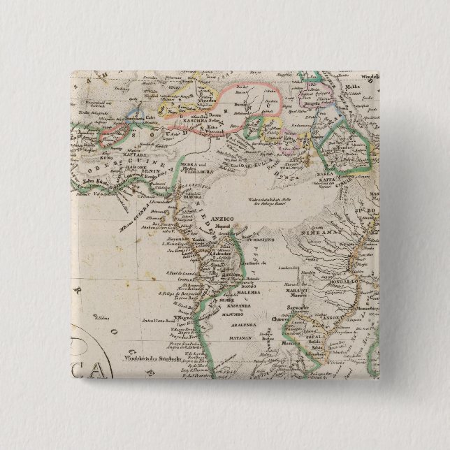 Africa 21 15 cm square badge (Front)