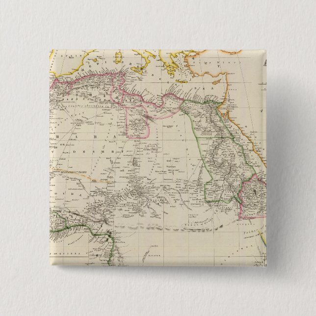 Africa 24 15 cm square badge (Front)