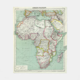 Africa 24 fleece blanket