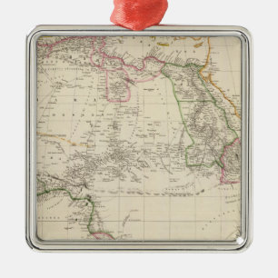 Africa 24 metal tree decoration