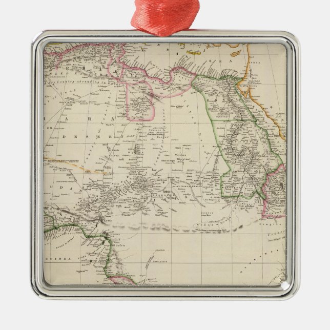 Africa 24 metal tree decoration (Front)