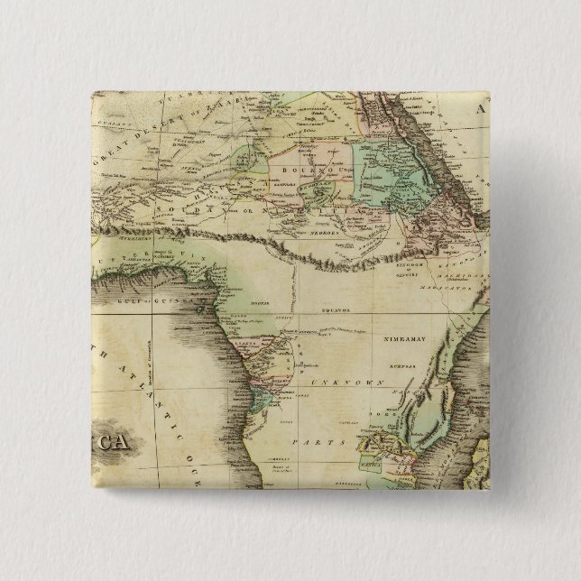 Africa 25 15 cm square badge (Front)