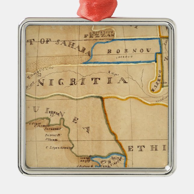 Africa 26 metal tree decoration (Front)