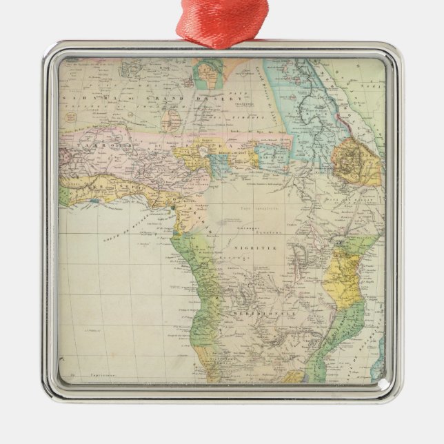 Africa 26 metal tree decoration (Front)