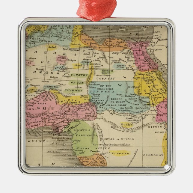 Africa 27 metal tree decoration (Front)