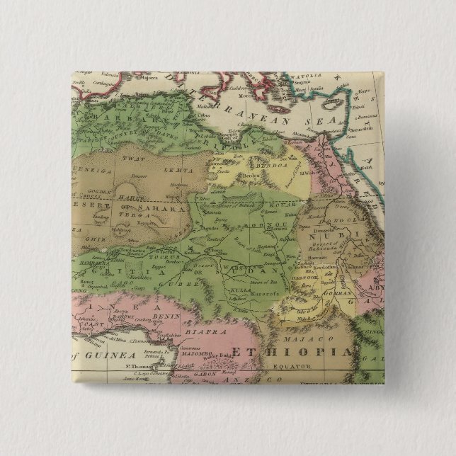 Africa 2 15 cm square badge (Front)