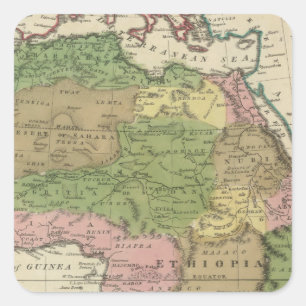 Africa 2 square sticker