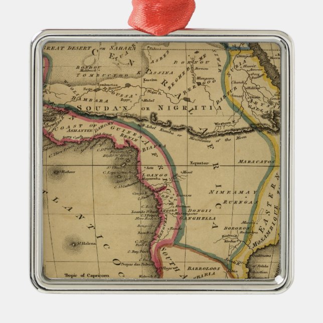 Africa 30 metal tree decoration (Front)