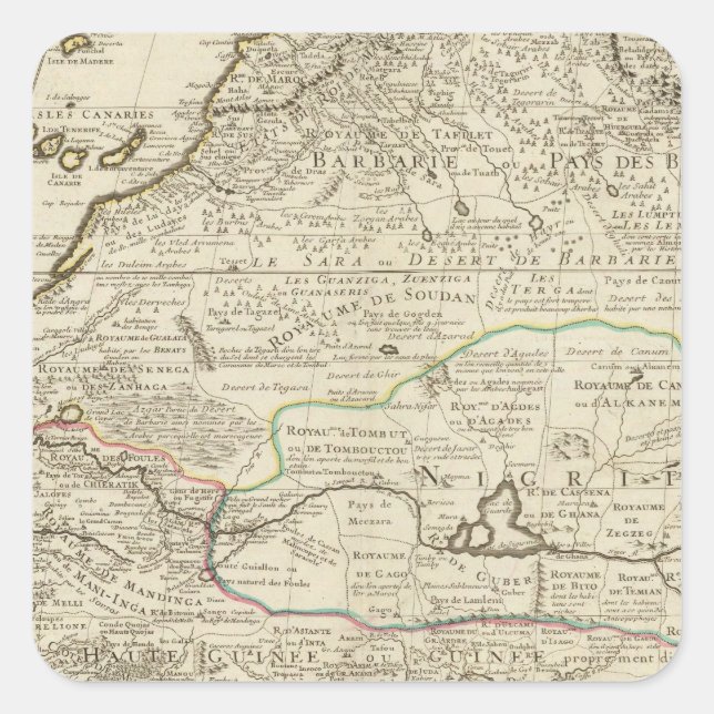 Africa 32 square sticker (Front)