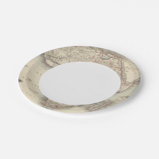 Africa 33 paper plate (Angled)