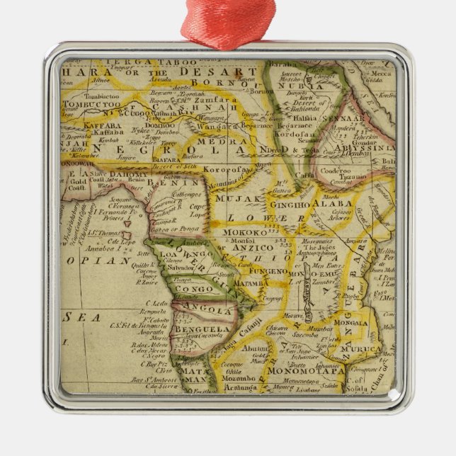 Africa 34 metal tree decoration (Front)