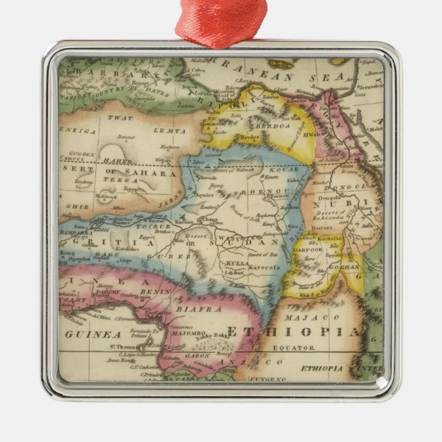 Africa 36 metal tree decoration (Front)