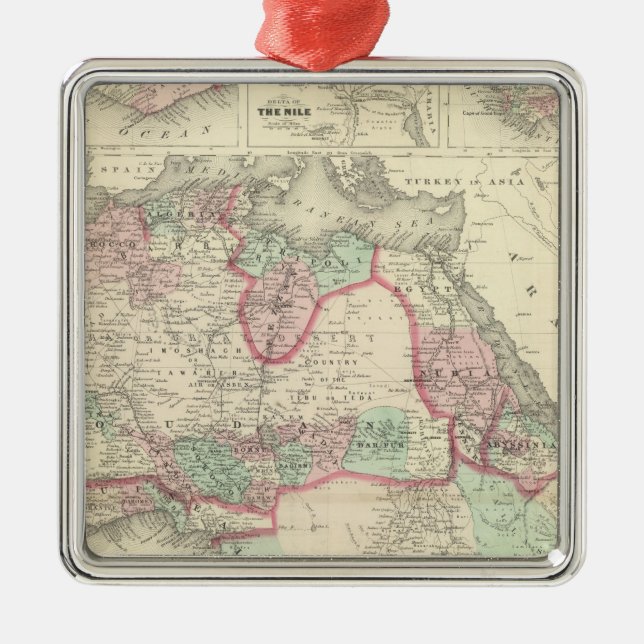 Africa 47 metal tree decoration (Front)