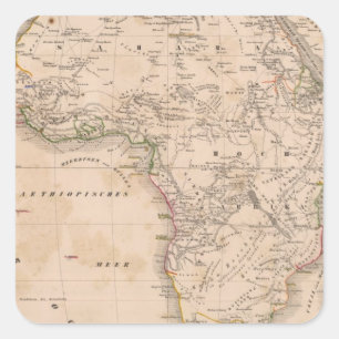 Africa 51 square sticker