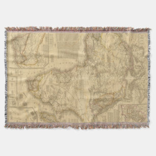 Africa 5 throw blanket