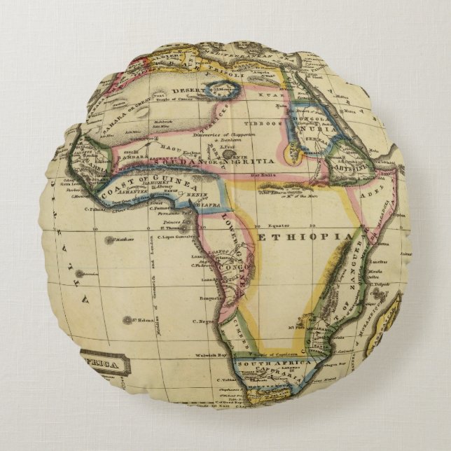 Africa 7 round cushion (Front)