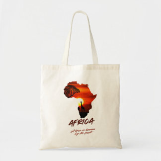Africa - A tree is known  by its fruit. Tote Bag