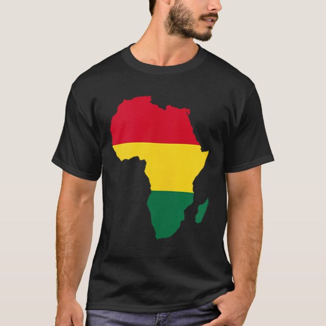 Africa African American Black History Month Junete T-Shirt (Front)