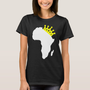 Africa African Map Queen Black Pride Melanin 2020 T-Shirt
