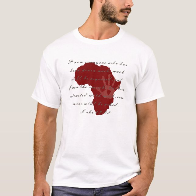 Africa AIDS / HIV / Poverty Awareness Shirt (Front)