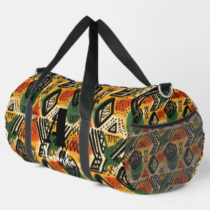 Africa Amhara Ethiopia Geometric Ethnic Pattern 2 Duffle Bag