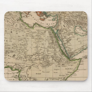 Africa and Asia Mouse Mat