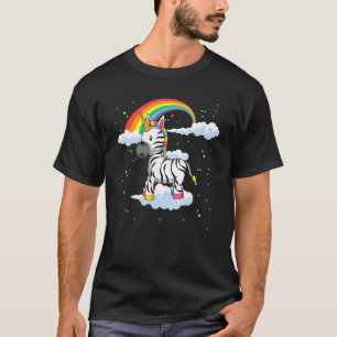 Africa Animal Lover Rainbow Zebracorn Unicorn Zebr T-Shirt