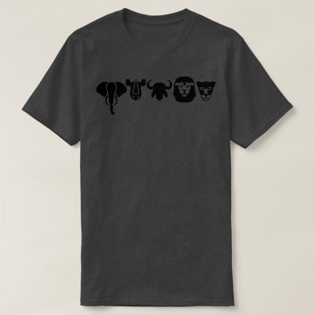 Africa animals big five T-Shirt (Design Front)