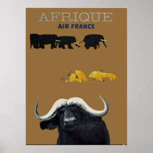 Africa Art deco vintage poster 3