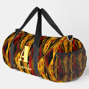 Africa Ashanti Akan Ghana Ethnic Pattern 1 Duffle Bag