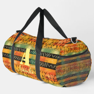 Africa Ashanti Akan Ghana Ethnic Pattern 3 Duffle Bag