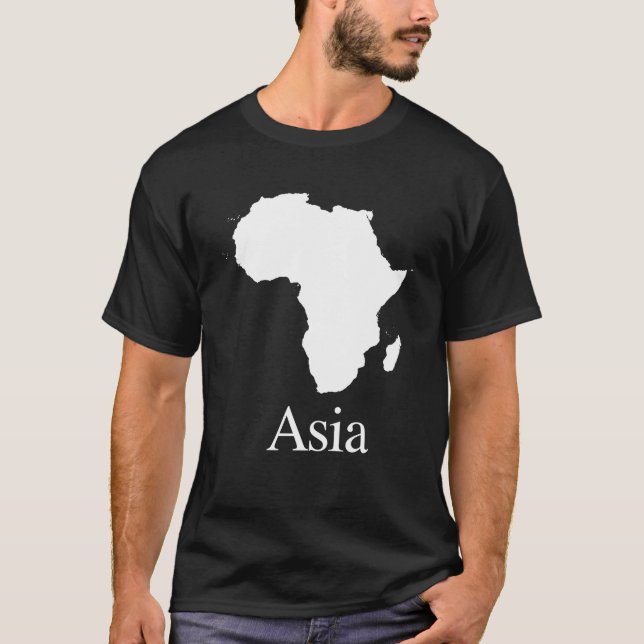 Africa Asia (for Darker colour shirts) T-Shirt (Front)