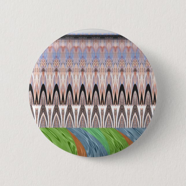 Africa Asia traditional pattern 6 Cm Round Badge (Front)