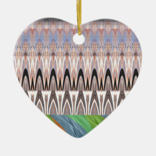 Africa Asia traditional pattern Ceramic Tree Decoration