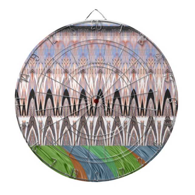 Africa Asia traditional pattern Dartboard (Front)