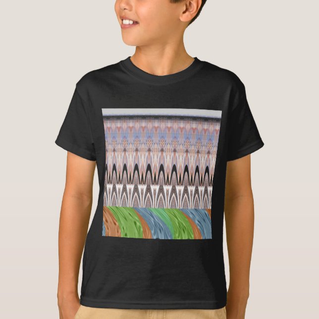 Africa Asia traditional pattern T-Shirt (Front)