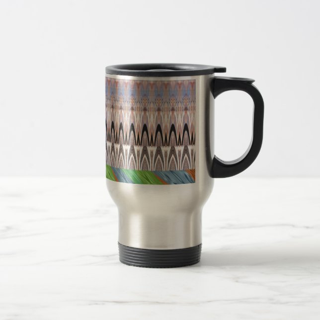 Africa Asia traditional pattern Travel Mug (Right)