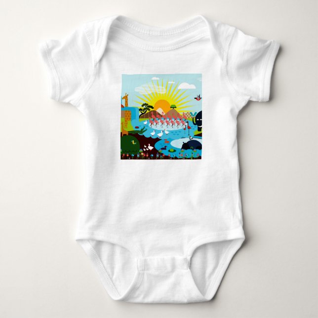 Africa Baby Bodysuit (Front)