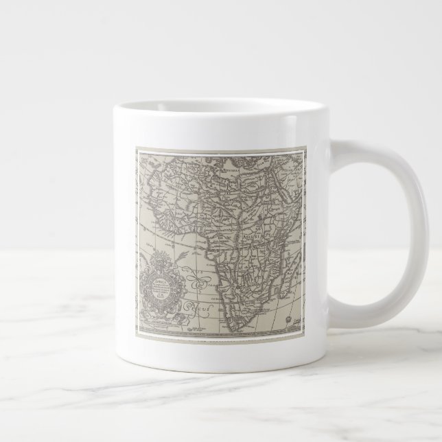 Africa Before Stanley Large Coffee Mug (Right)