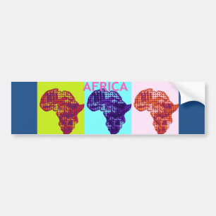 Africa Bumper Sticker Template Car Bumper Sticker