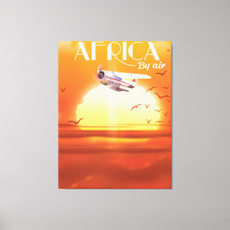 Africa By Air Canvas Print