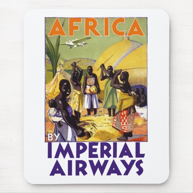 Africa by Imperial Airways Mouse Mat (Front)