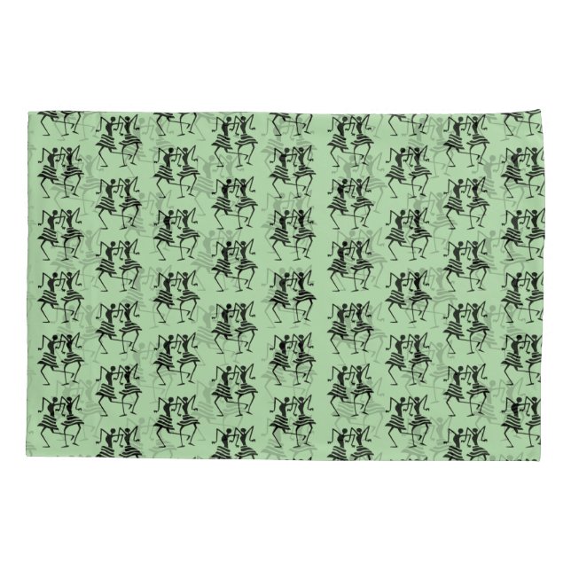 Africa, Celebration, Green Pillowcase (Back)
