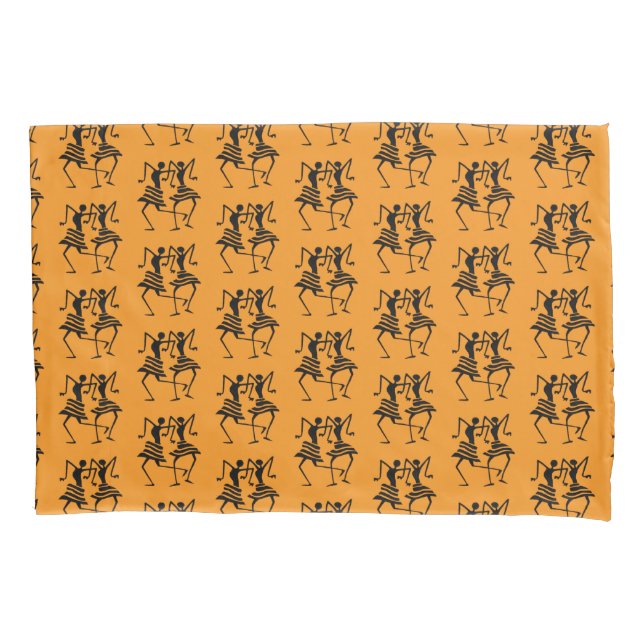 Africa, Celebration, orange Pillowcase (Front)