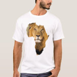 Africa Continent African Lion Animal T-Shirt<br><div class="desc">This design was created through digital art. It may be personalised by clicking the customise button and changing the colour, adding a name, initials or your favourite words. Contact me at colorflowcreations@gmail.com if you with to have this design on another product. Purchase my original abstract acrylic painting for sale at...</div>