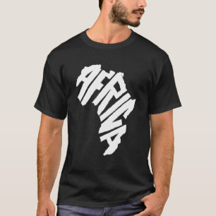 Africa Continent Letter African Culture Pride T-Shirt