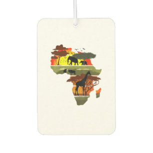 Africa Continent Sunset Safari Nature Wild Life Car Air Freshener