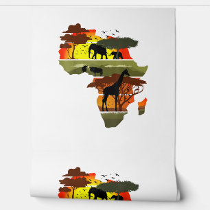 Africa Continent Sunset Safari Nature Wild Life  Wallpaper