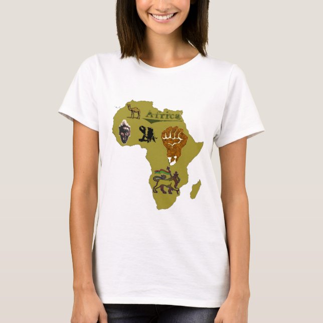 Africa continent T-Shirt (Front)