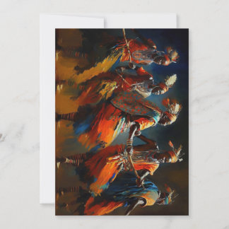 Africa Dance of the Maasai - Wedding Invitation